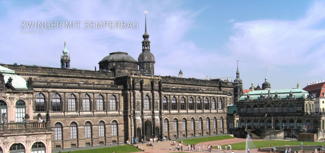 Zwinger mit Semperbau Dresden (DE)