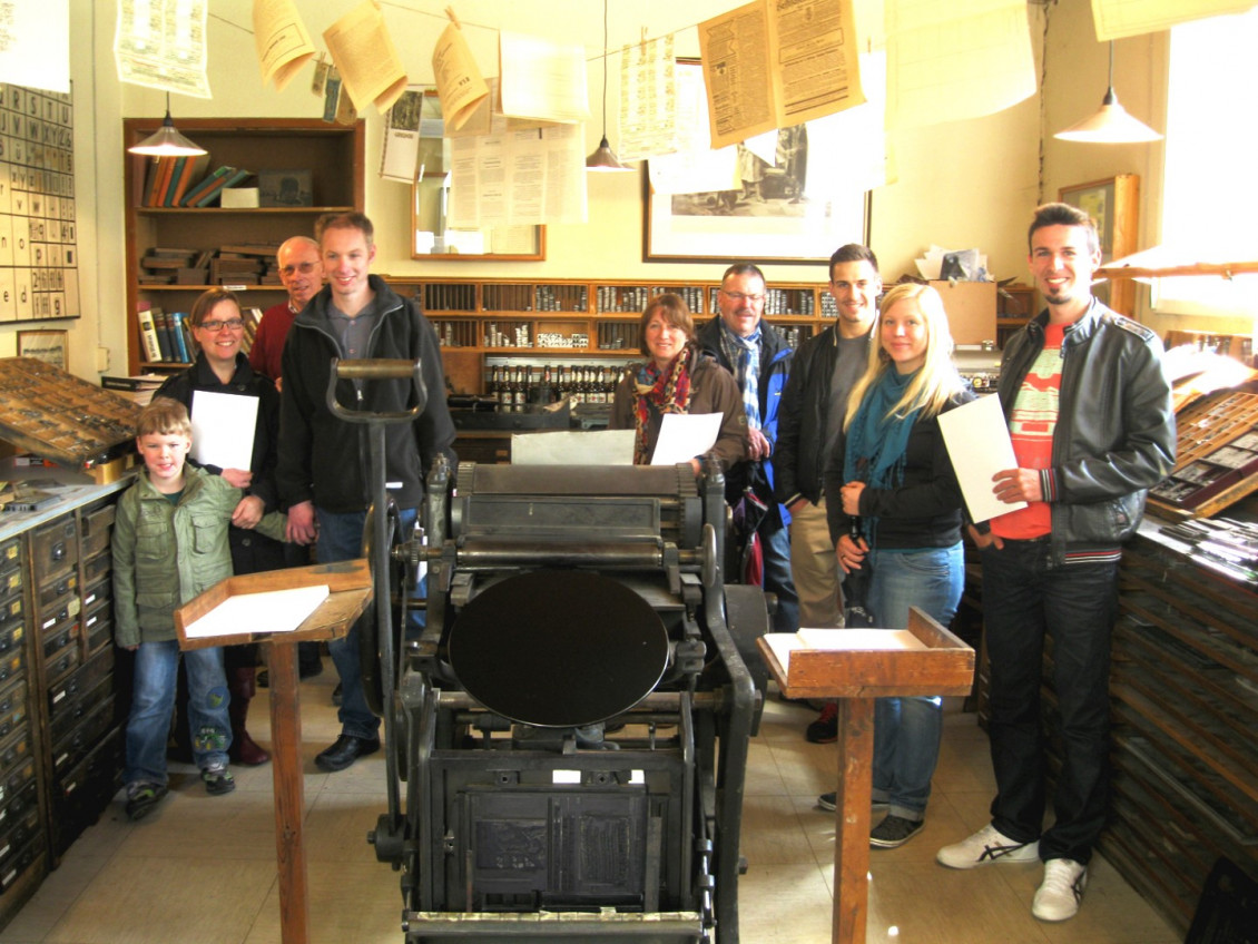 Besucher am Internationalen Museumstag, am 12. Mai 2013.<br />Bild: Winterholler